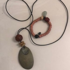 Boston museum necklace and bracelet